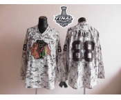 NHL Chicago Blackhawks #88 Patrick Kane Camouflage 2015 Stanley Cup Stitched Jerseys