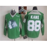 NHL Chicago Blackhawks #88 Patrick Kane Green Practice 2015 Stanley Cup Champions jerseys