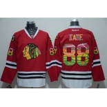 NHL Chicago Blackhawks #88 Patrick Kane Printing red jerseys