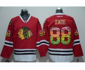 NHL Chicago Blackhawks #88 Patrick Kane Printing red jerseys