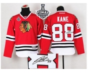 NHL Chicago Blackhawks #88 Patrick Kane Red Autographed 2015 Stanley Cup Stitched Jerseys