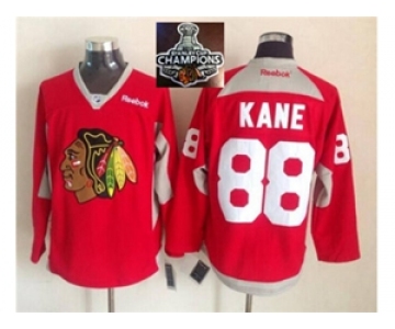 NHL Chicago Blackhawks #88 Patrick Kane Red Practice 2015 Stanley Cup Champions jerseys