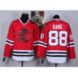 NHL Chicago Blackhawks #88 Patrick Kane Red(Red Skull) 2014 Stadium Series 2015 Stanley Cup Champions jerseys