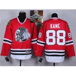 NHL Chicago Blackhawks #88 Patrick Kane Red(White Skull) 2014 Stadium Series 2015 Stanley Cup Champions jerseys