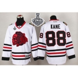 NHL Chicago Blackhawks #88 Patrick Kane White(Red Skull) 2015 Stanley Cup Stitched Jerseys