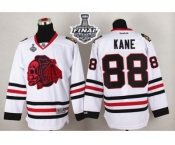 NHL Chicago Blackhawks #88 Patrick Kane White(Red Skull) 2015 Stanley Cup Stitched Jerseys