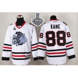 NHL Chicago Blackhawks #88 Patrick Kane White(White Skull) 2015 Stanley Cup Stitched Jerseys