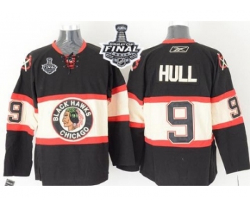 NHL Chicago Blackhawks #9 Bobby Hull Black New Third 2015 Stanley Cup Stitched Jerseys