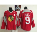 NHL Chicago Blackhawks #9 Bobby Hull Red Practice 2015 Stanley Cup Champions jerseys