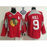 NHL Chicago Blackhawks #9 Bobby Hull Red Practice 2015 Stanley Cup Stitched Jerseys