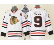 NHL Chicago Blackhawks #9 Bobby Hull White 2015 Stanley Cup Stitched Jerseys