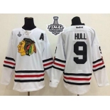 NHL Chicago Blackhawks #9 Bobby Hull White 2015 Winter Classic 2015 Stanley Cup Stitched Jerseys