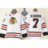 NHL Chicago Blackhawks#7 Brent Seabrook White 2015 Stanley Cup Stitched Jerseys