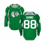 Reebok Chicago Blackhawks #88 Patrick Kane Authentic Green Practice NHL Jersey