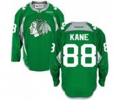 Reebok Chicago Blackhawks #88 Patrick Kane Authentic Green Practice NHL Jersey