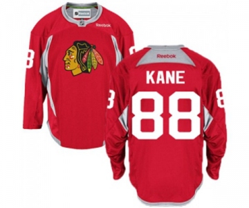 Reebok Chicago Blackhawks #88 Patrick Kane Authentic Red Practice NHL Jersey