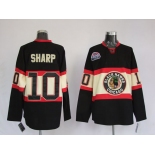 nhl chicago blackhawks #10 sharp black [winteer classic]