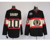 nhl chicago blackhawks #10 sharp black [winteer classic]