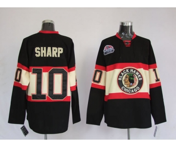 nhl chicago blackhawks #10 sharp black [winteer classic]