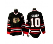 nhl chicago blackhawks #10 sharp black