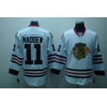 nhl chicago blackhawks #11 madden  white