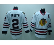 nhl chicago blackhawks #2 keith white