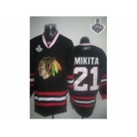 nhl chicago blackhawks #21 mikita black[2015 stanley cup][mikita]