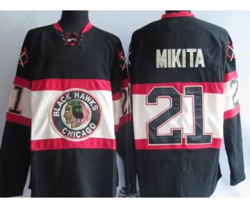 nhl chicago blackhawks #21 mikita black(third edition)