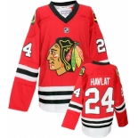 nhl chicago blackhawks #24 havlat red