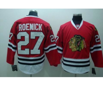 nhl chicago blackhawks #27 roenick red