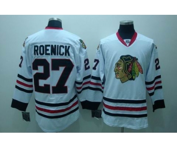 nhl chicago blackhawks #27 roenick white