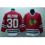 nhl chicago blackhawks #30 belfour red(ccm)