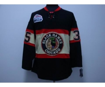 nhl chicago blackhawks #35 esposito black [winter classic]