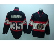 nhl chicago blackhawks #35 esposito black[third edition]