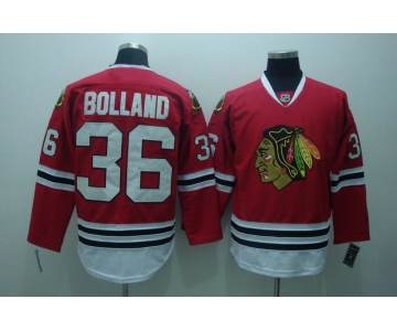 nhl chicago blackhawks #36 bolland red