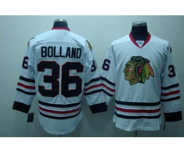 nhl chicago blackhawks #36 bolland white