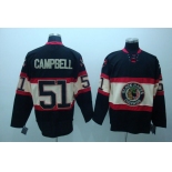 nhl chicago blackhawks #51 campbell black[third edition]