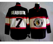 nhl chicago blackhawks #7 seabrook black [third edition]