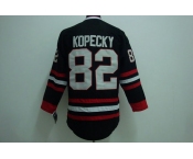 nhl chicago blackhawks #82 kopecky Black jerseys