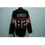 nhl chicago blackhawks #82 kopecky black [winter classic]