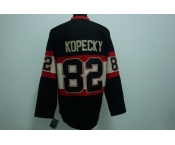 nhl chicago blackhawks #82 kopecky black [winter classic]