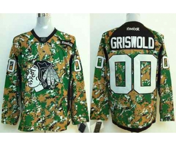 nhl jerseys chicago blackhawks #00 griswold camo