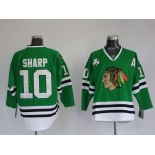 nhl jerseys chicago blackhawks #10 patrick sharp green