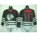 nhl jerseys chicago blackhawks #10 sharp black[2011 new]