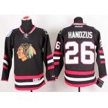 nhl jerseys chicago blackhawks #10 sharp black[2014 new stadium] (1)