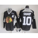 nhl jerseys chicago blackhawks #10 sharp black