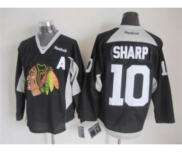 nhl jerseys chicago blackhawks #10 sharp black