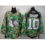 nhl jerseys chicago blackhawks #10 sharp camo