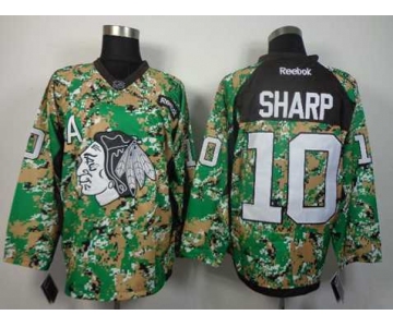 nhl jerseys chicago blackhawks #10 sharp camo