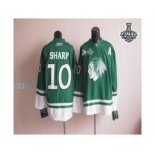 nhl jerseys chicago blackhawks #10 sharp green[2015 stanley cup][patch A]